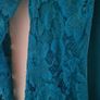 John Zack Blue Lace Open Back Dress - Size 8 Image 7