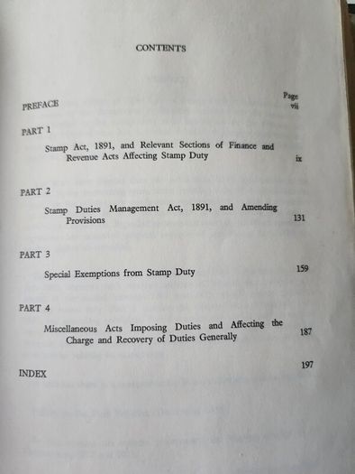 The Law Of Stamp Duty X 2 Volumes. Second & Third Editions.  In Good Condition.
