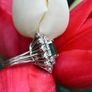 Vintage 1960s Emerald & Diamond Cluster Ring - 18ct Image 7