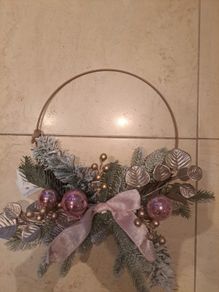 Christmas wreath new with tag
