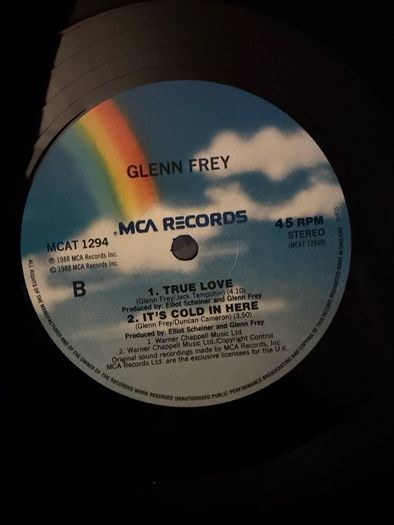Glenn Frey Soul Searchin Original UK 12inch Vinyl MCA