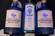 Drumshanbo Gunpowder Irish Gin Bombay sapphire teeling whiskey empty Bottle