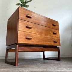 Vintage Retro Mid Century Teak G Plan 'Quadrille' Chest of Drawers