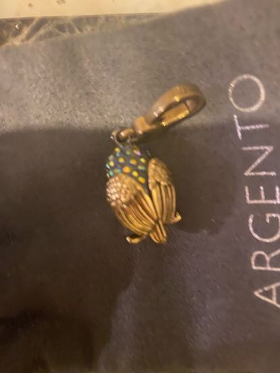 Juicy Couture pave owl charm