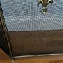 Vintage 19th Century Brass Folding Fire Guard Image 7