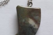 Agate Pendant on Sterling Silver Chain