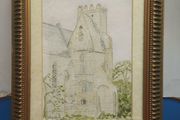 Watercolour St. Doulagh's Church, Fingal
