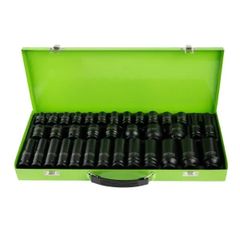 DSD Tools 1/2" Deep & Shallow Impact Socket Set with Metal Case