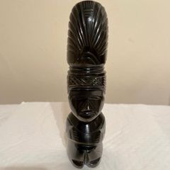 Hand Carved Black Gold Obsidian Figurine