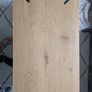 oak & black metal legs coffee table Image 6
