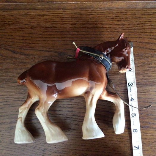 Ceramic Shire horse ornament