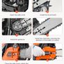 62cc Petrol Chainsaw with 20in Bar Image 6
