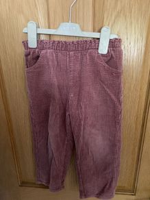 NEXT pink corduroy trousers aged 3-4 years