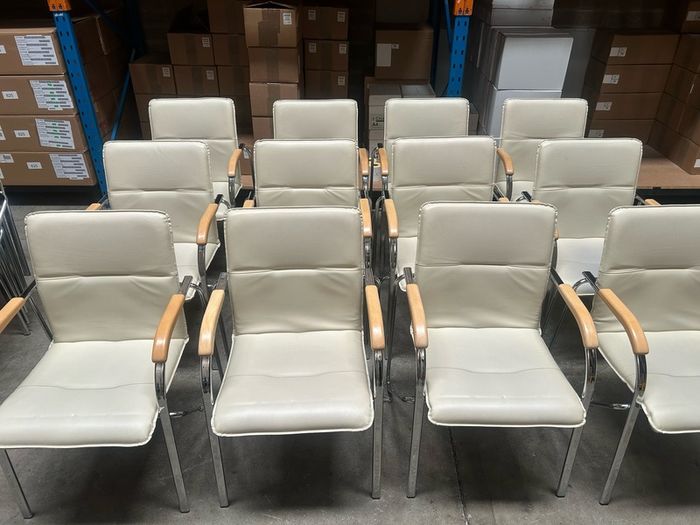 Office Chairs x 12 (Cream)