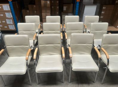 Office Chairs x 12 (Cream)