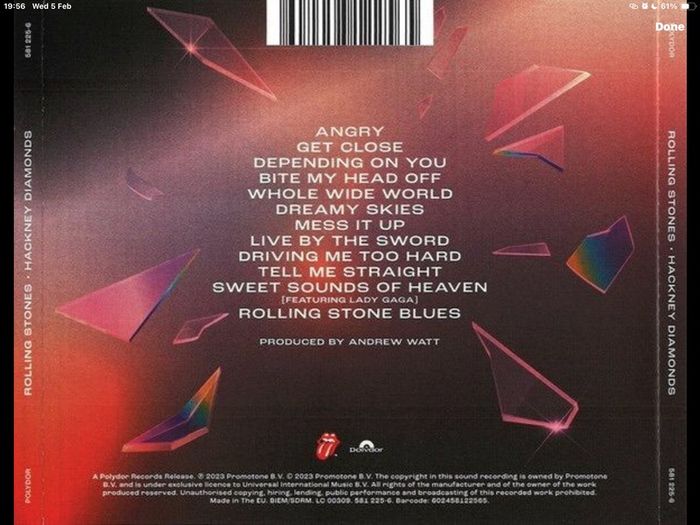 Rolling Stones  |  Hackney Diamonds    CD