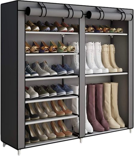 Shoe Rack Shoe Storage Boot Style Hode up to 27 Pairs Shoes With Non-woven Fabric Cover,Grey MULTIPLE COLOURS AVAILABLE (FREE POSTAGE)