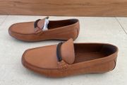 Aldo "Fildes" Leather Loafers - Cognac Tan - UK 8 / EU 42 - Brand New