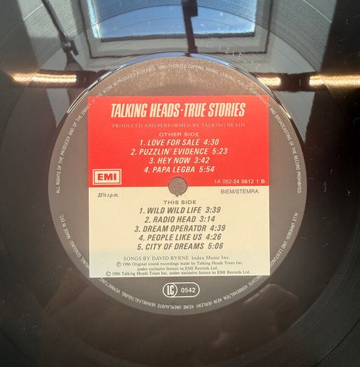 Talking Heads  True Stories