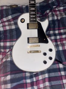 Epiphone Les paul custom. alpine white