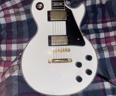 Epiphone Les paul custom. alpine white