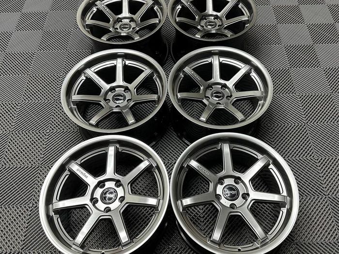 18" Inch Strom DS15 Drift Alloy Wheels 5x114.3 Nissan silvia skyline RX7 MX5 R32 R33 lexus IS200