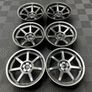 18" Inch Strom DS15 Drift Alloy Wheels 5x114.3 Nissan silvia skyline RX7 MX5 R32 R33 lexus IS200 Image 3