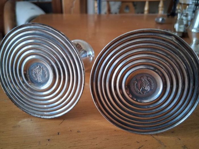 Sterling Silver pair Candlesticks