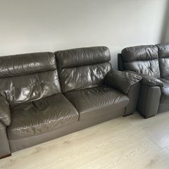 3 seater and 2 seater faux leather