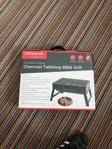 Charcoal tabletop BBQ Grill