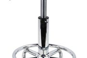 PU Leather Round Rolling Stool with Foot Rest Swivel Height Adjustment Medical Spa Drafting Salon Tattoo Work Office Massage Stools Task Chair Small (FREE POSTAGE)
