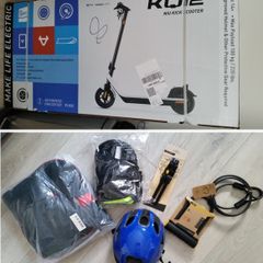 E-Scooter + accessories (unopened box)
