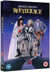 Beetlejuice Dvd Tim Burton Michael Keaton Horror Comedy