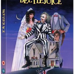 Beetlejuice Dvd Tim Burton Michael Keaton Horror Comedy