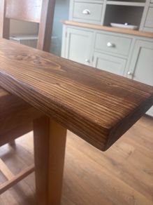 wooden floating shelf