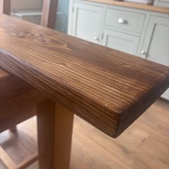 wooden floating shelf