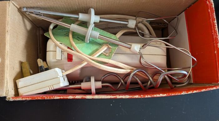 Vintage Krups 3Mix 1000 Plus Hand Mixer 662-70 Boxed Vintage Attachments