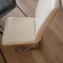 white lounge/Dining chair Image 5