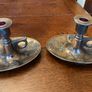 GENESIS  of Mullingar FURTHER REDUCED set of two candle holders as new   Snow fox candle holders Image 3