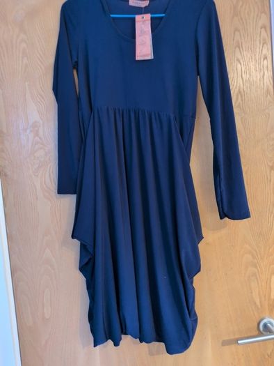 Flamode Royal Blue Pocket Dress.  S. F/S - 12.  B.N.W.T.