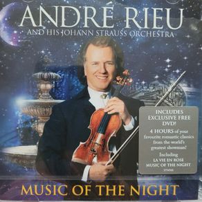 Andre Rieu. Music Of The Night. CD + DVD. New cd.