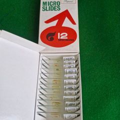Vintage 1970's. Student Microscope Slide Sets