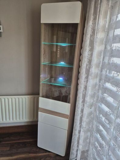 cabinet high gloss with light