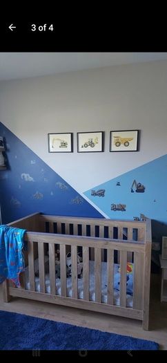 Cotbed and changing table
