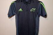 Adidas munster 2018 polo shirt size small ptp 20" black/green in like new condition