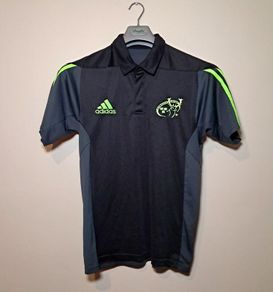 Adidas munster 2018 polo shirt size small ptp 20" black/green in like new condition
