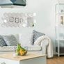 32 Pieces Removable Acrylic Mirror Setting Wall Sticker Decal for Home Living Room Bedroom Decor (Hexagon, 32 Pieces) Image 3