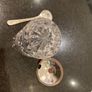 Crystal jam or marmalade jar with lid and spoon Image 7