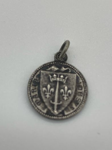 Rare Antique French Joan of Arc Silver Medal