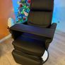 Reclining Beauty Salon Chair - Adjustable Hydraulic Bed Table Spa Facial Couch with 360 degrees Swivel for Pedicure and Massaging Image 5